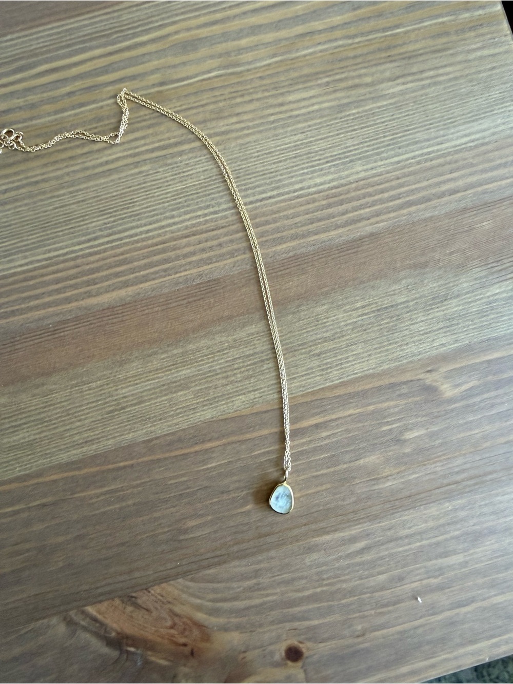 Leah Alexandra Sofia Slice Moonstone Necklace
